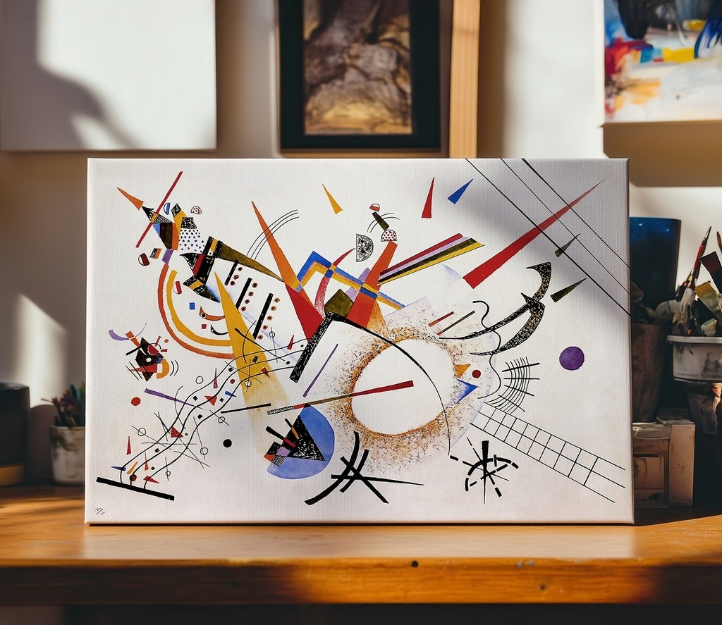 All Around - Wassily Kandinsky Kanvas Tablo - PlusCanvas