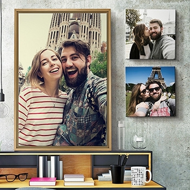 Sevgiline Fotoğraflı Kanvas kategorisi resmi