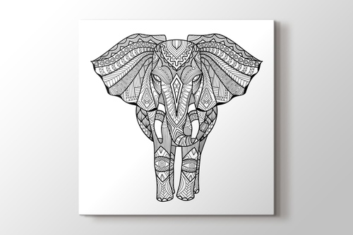 Aslan Mandala Tablo Burada PlusCanvas