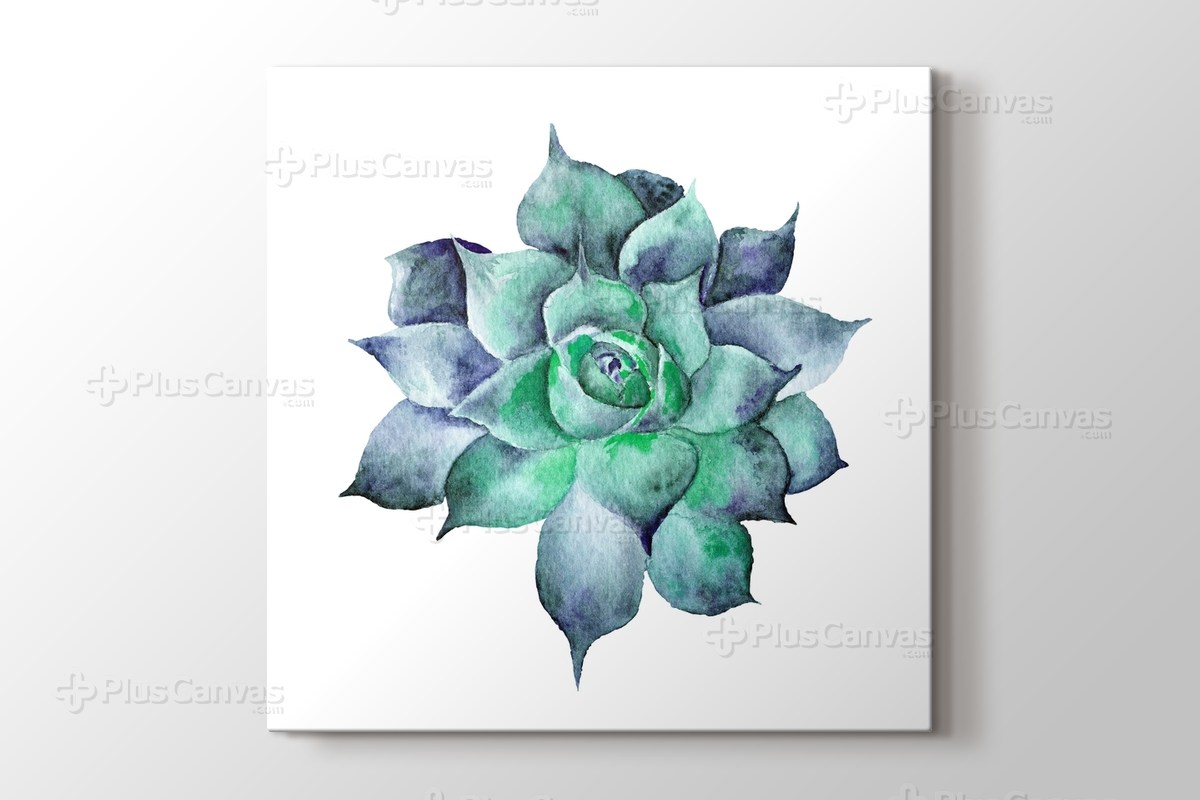 Retro El Boyama Saksi Sukulent Sukulent Saksi Bitki