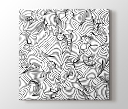 Spiraller Boyama Tablo Burada Pluscanvas