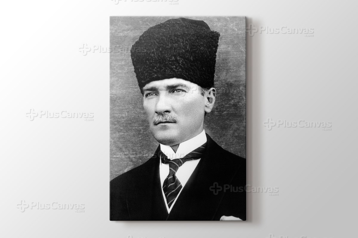 Mustafa Kemal Ataturk Kanvas Tablo Burada Pluscanvas