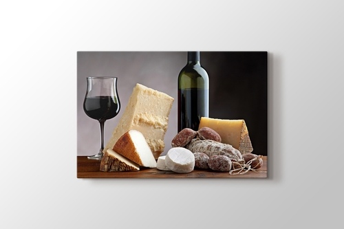 Cheese Platter and Wine görseli.