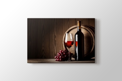Kırmızı Şarap ve Üzüm görseli.