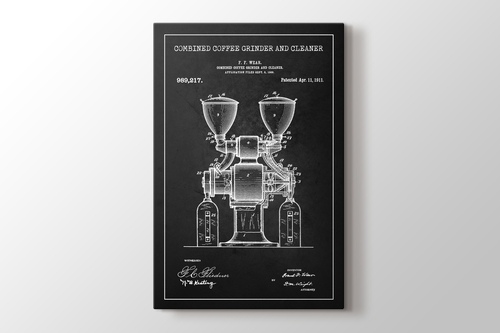 Coffee Grinder Patent görseli.