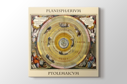 The Planisphere of Ptolemy 1660 görseli.