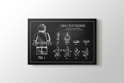 Lego Toy Figure Patent görseli.