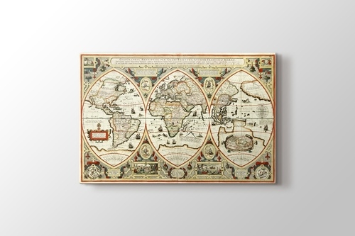 Eski Dünya Haritası görseli.