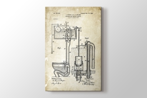Water Closet Patent görseli.
