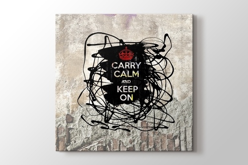 Carry Calm And Keep On görseli.