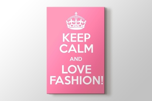 Keep Calm and Love Fashion görseli.