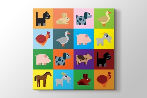 Colored Animals görseli.