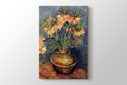 Still Life Vase with Fifteen Sunflowers görseli.