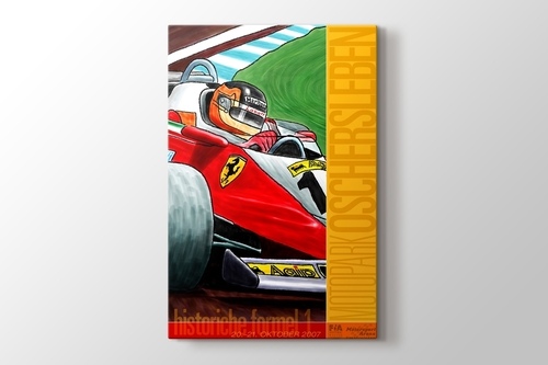 2007 Almanya Formula 1 Posteri görseli.