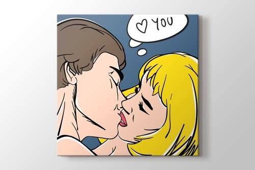 Pop Art Aşk görseli.