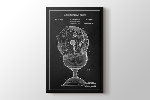 Astronomical Clock Patent görseli.