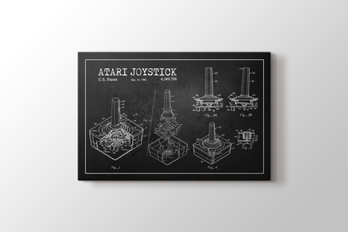 Atari Joystick Patent görseli.