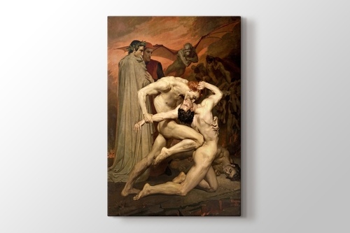 Dante and Virgil In Hell - William-Adolphe Bouguereau görseli.