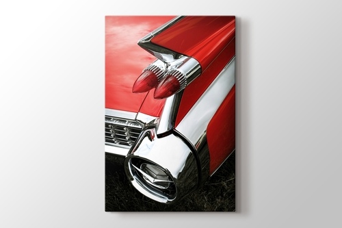 Kırmızı Cadillac görseli.
