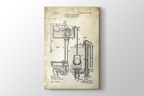 Water Closet Patent görseli.