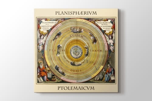 The Planisphere of Ptolemy 1660 görseli.