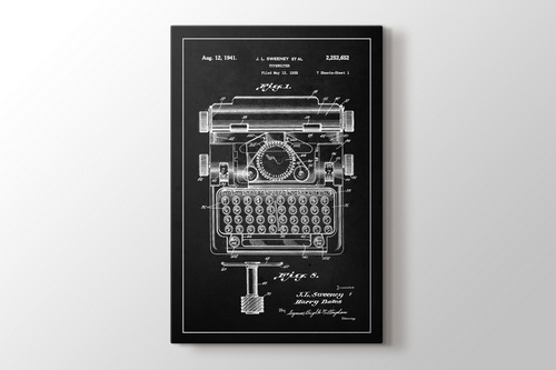 Typewriter Sweeney Patent görseli.
