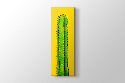 Green Cactus on Yellow görseli.
