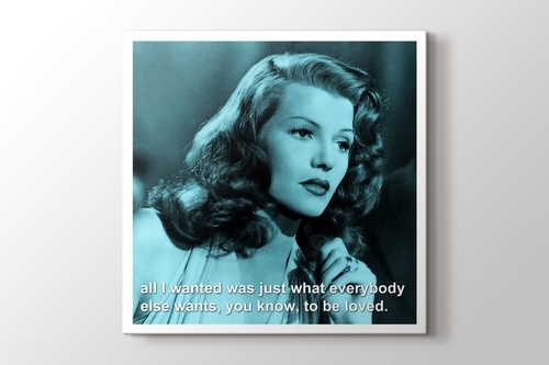 Rita Hayworth - To Be Loved görseli.