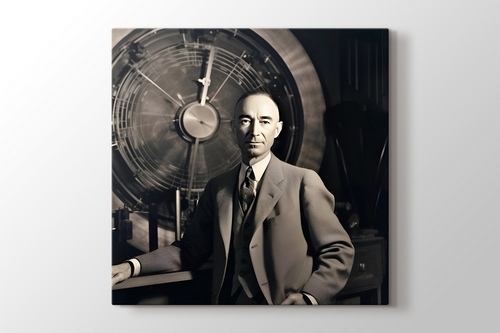 Robert Oppenheimer - Bilim Adamı - Atom görseli.