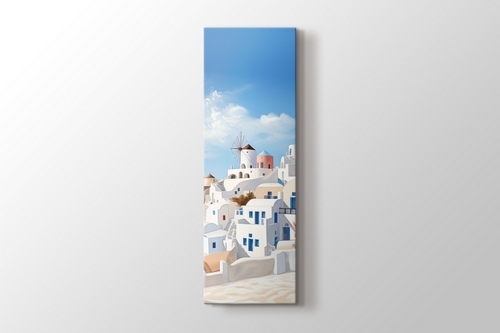 Santorini Yünanistan - Seyahat Tablo görseli.