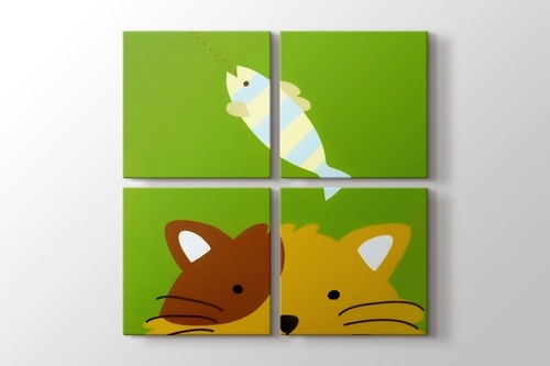 Pussy Cat and the Fish görseli.