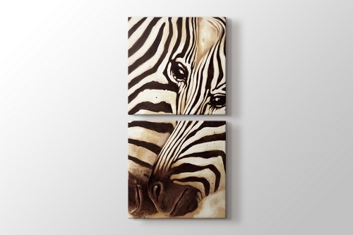 Zebras In Love görseli.