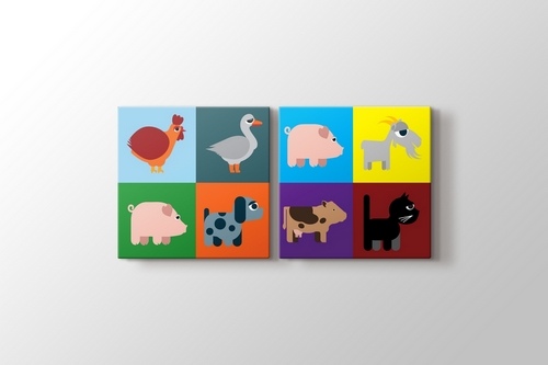 Colored Animals görseli.