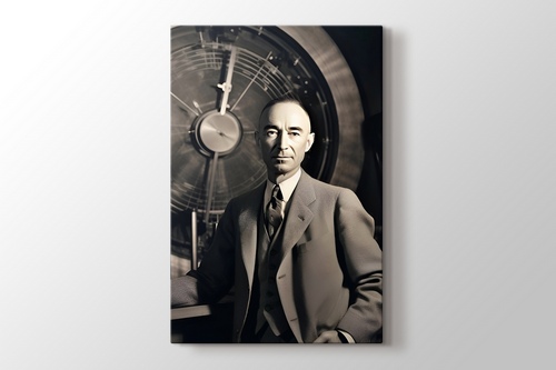 Robert Oppenheimer - Bilim Adamı - Atom görseli.