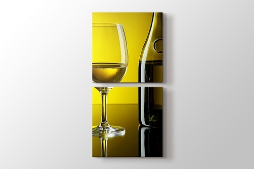 White Wine over Yellow Wall görseli.