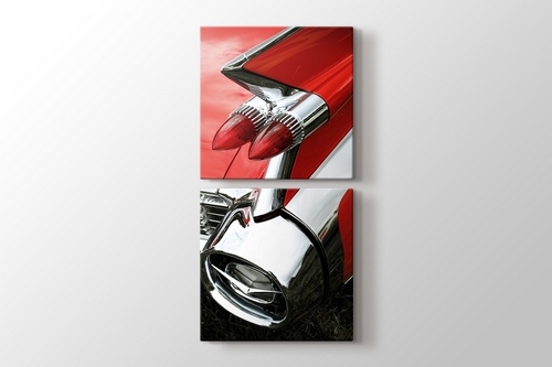 Kırmızı Cadillac görseli.