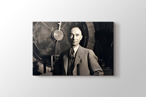 Robert Oppenheimer - Bilim Adamı - Atom görseli.