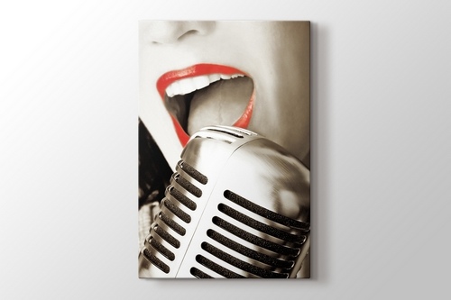 Red Lips and the Microphone görseli.