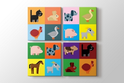 Colored Animals görseli.