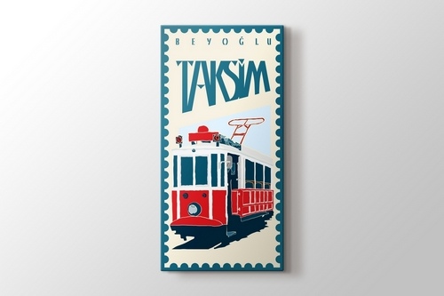 İstanbul Taksim Tramvay görseli.