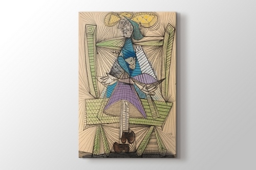 Dora Maar in a Wicker Chair görseli.
