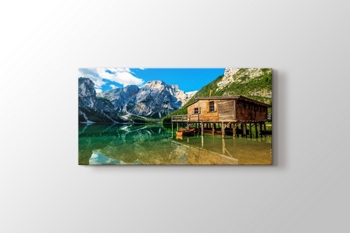 Lago di Braies - Dolomiti Mountains - Italy görseli.