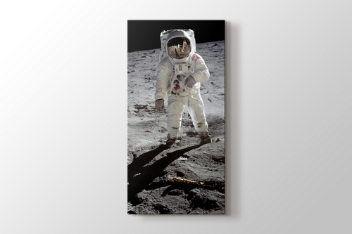 Buzz Aldrin on the Moon görseli.
