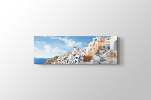 Santorini Yünanistan - Seyahat Tablo görseli.