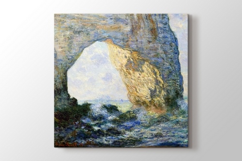 The Manneport Rock Arch West of Etretat görseli.