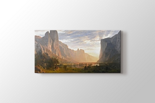 Looking Down Yosemite Valley California 1865 görseli.