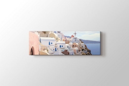 Santorini Yünanistan - Manzara Tablo görseli.