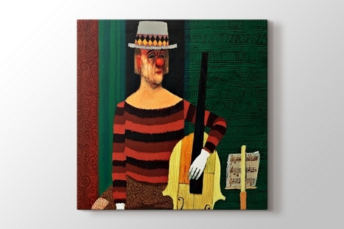 Clown Playing Cello görseli.