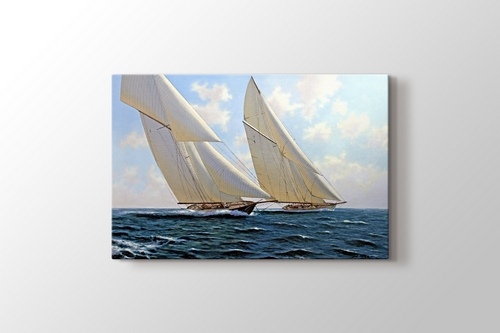 J Class Racing Thoroughbreds Britannia and White Heather II görseli.