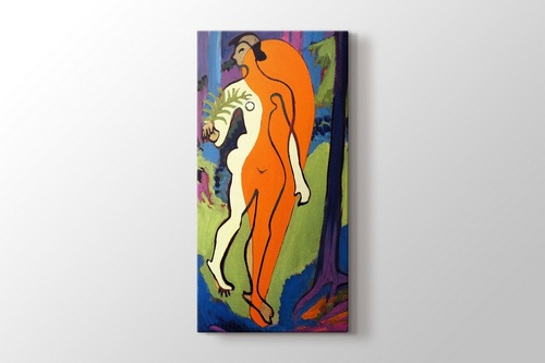 Nude in Orange and Yellow görseli.